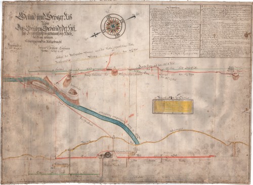 Riss der Grube Dreikönigstern 1752